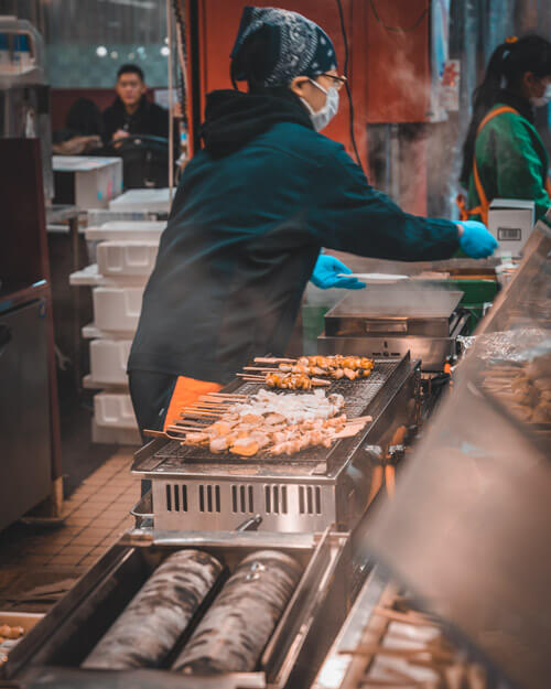 kanazawa omicho market food