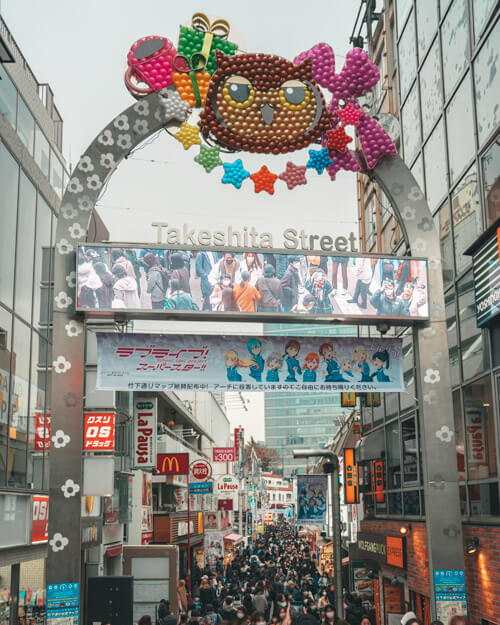 Takeshita Street Harajuku Tokyo