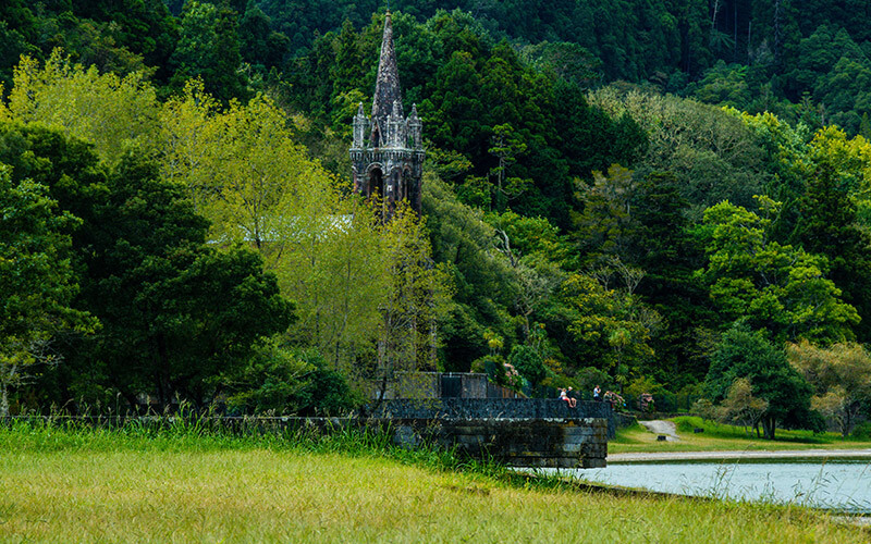 furnas lake sao miguel azores