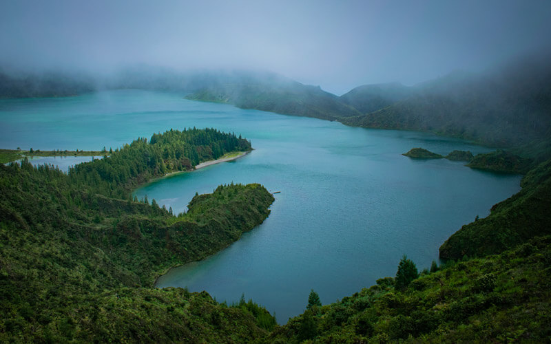 lake fogo sao miguel azores