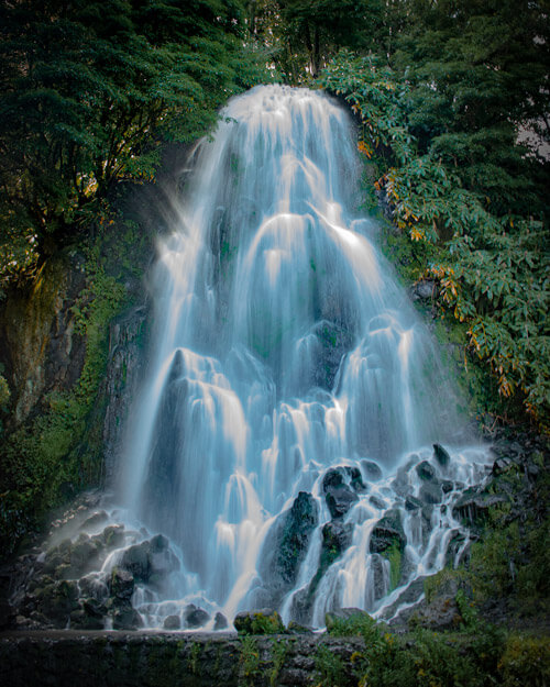 waterfall sao miguel azores