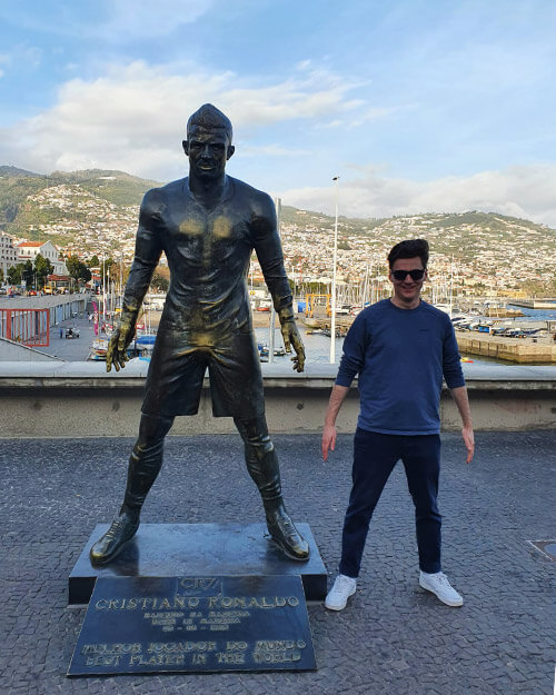 ronaldo statue madeira itinerary