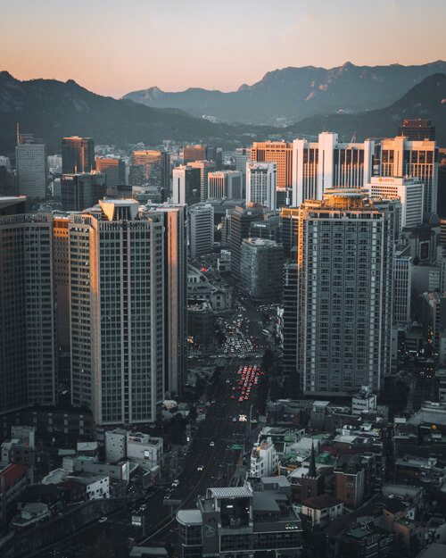 seoul tower view